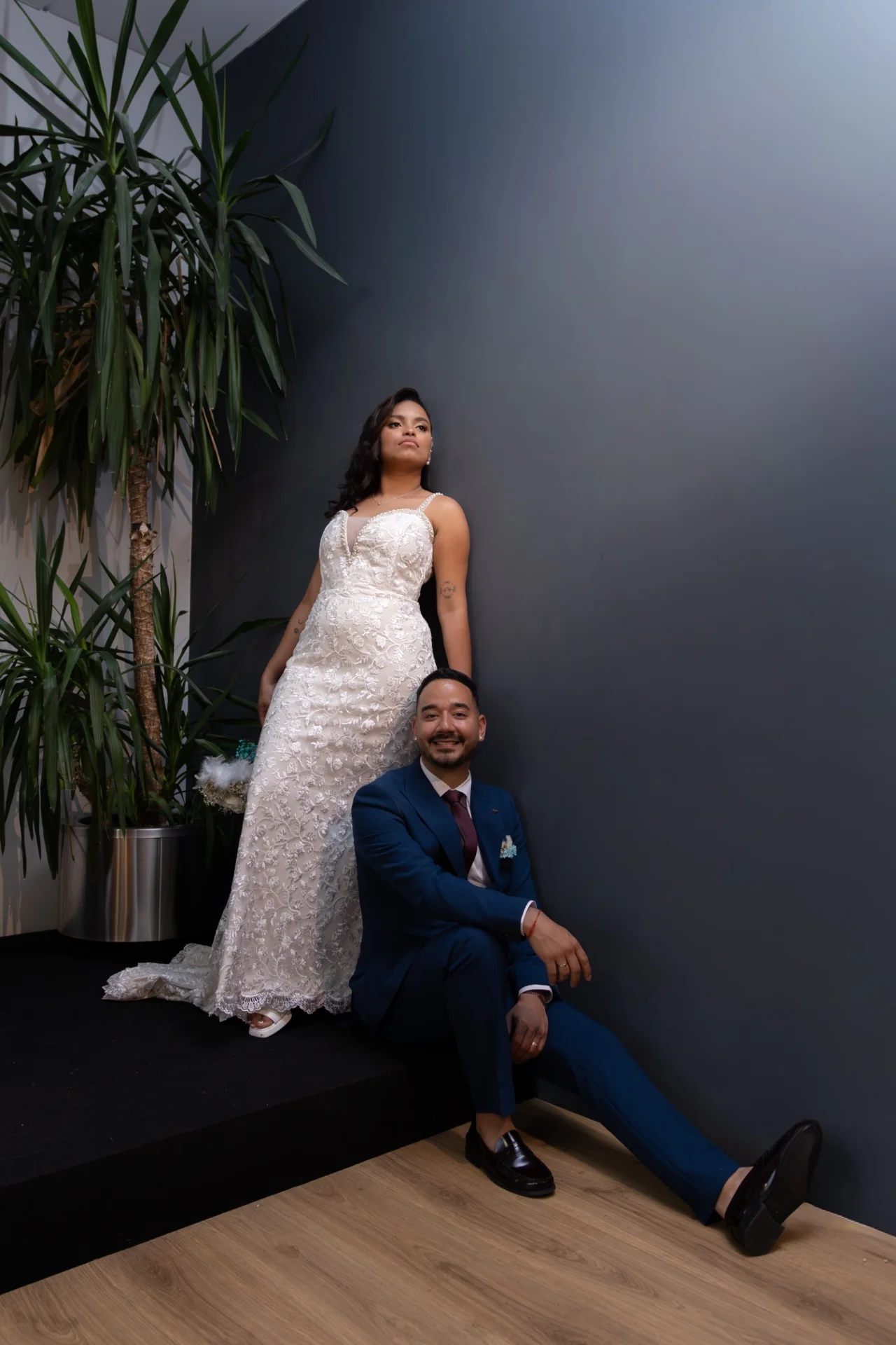 Foto de los novios
