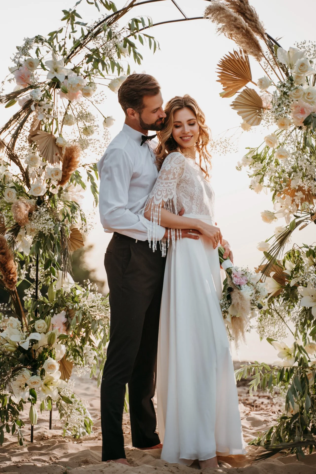 Foto de los novios